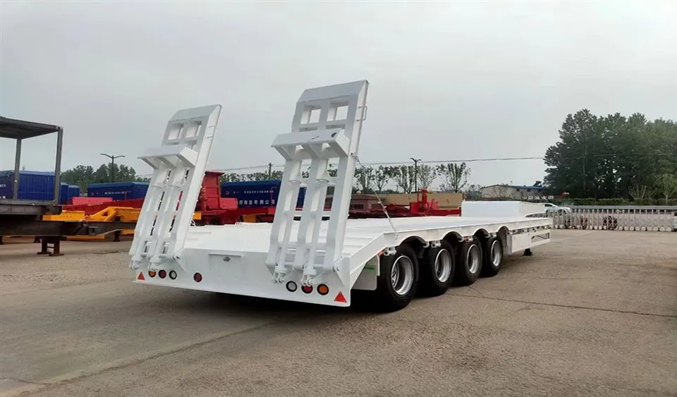Low Profile Gooseneck Trailer With Drive Over Fenders